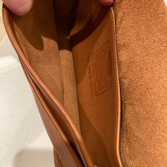 Vintage Coach Penny Pocket 9755 Purse British Tan - Picture 9 of 12